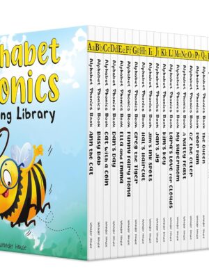 Alphabet Phonics - Reading Library For Children (Set of 26 books)