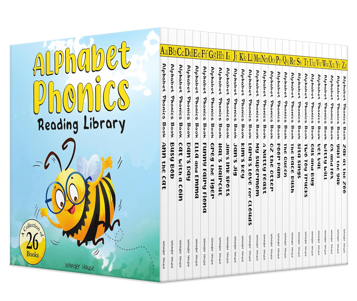 Alphabet Phonics – Reading Library For Children (Set of 26 books)