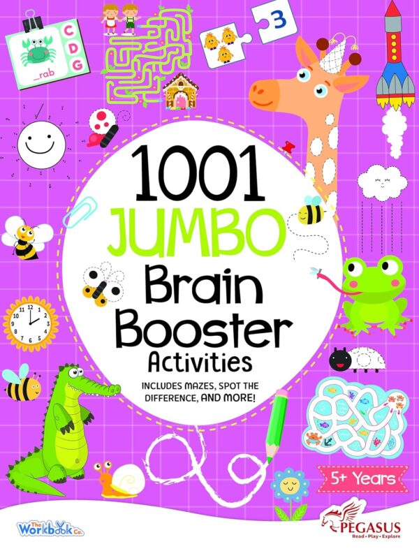 1001 Jumbo Brain Booster Activities for 5 to 8 Years Old Kids